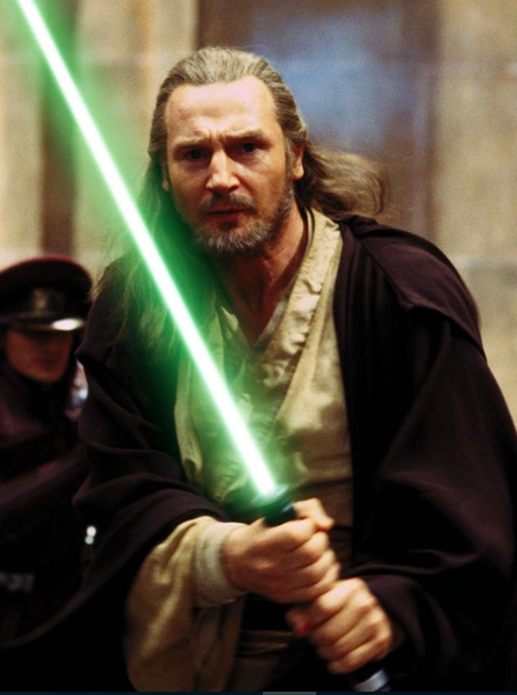 qui-gon jinn lighsaber