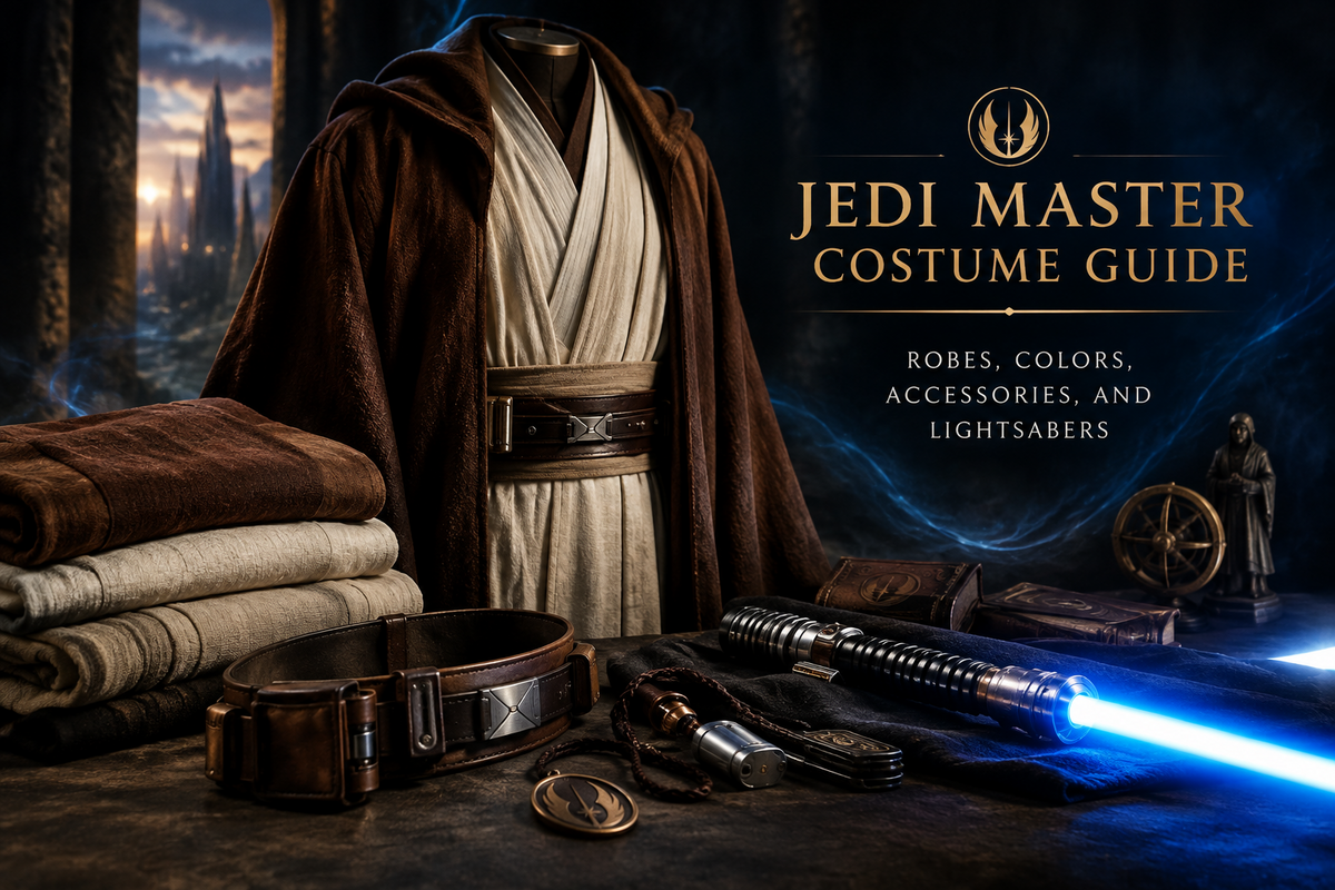 Jedi Master Costume Guide: Robes, Colors, Accessories, and Lightsabers