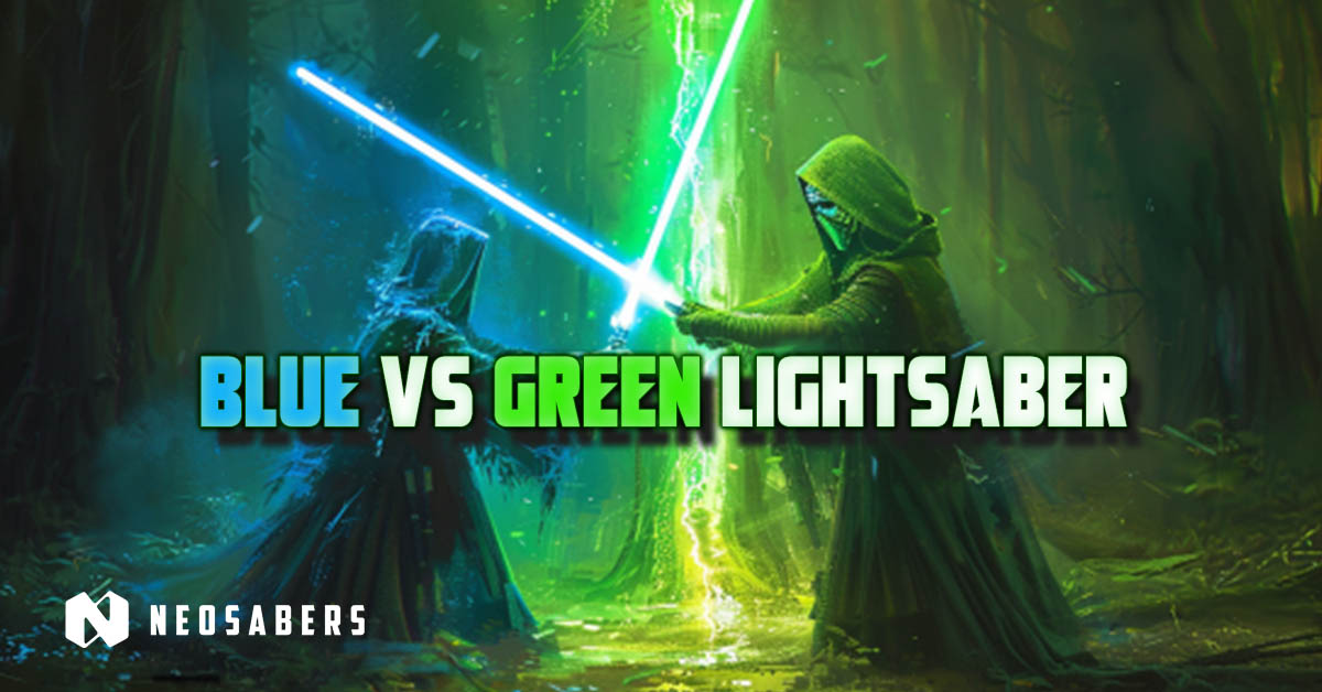 blue vs green lightsaber