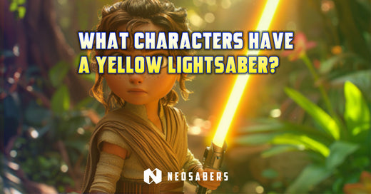 What Characters has a Yellow Lightsaber?