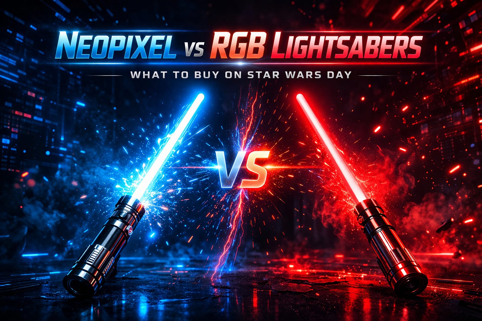 NEOpixel vs Rgb Lightsaber,what to buy this star wars day