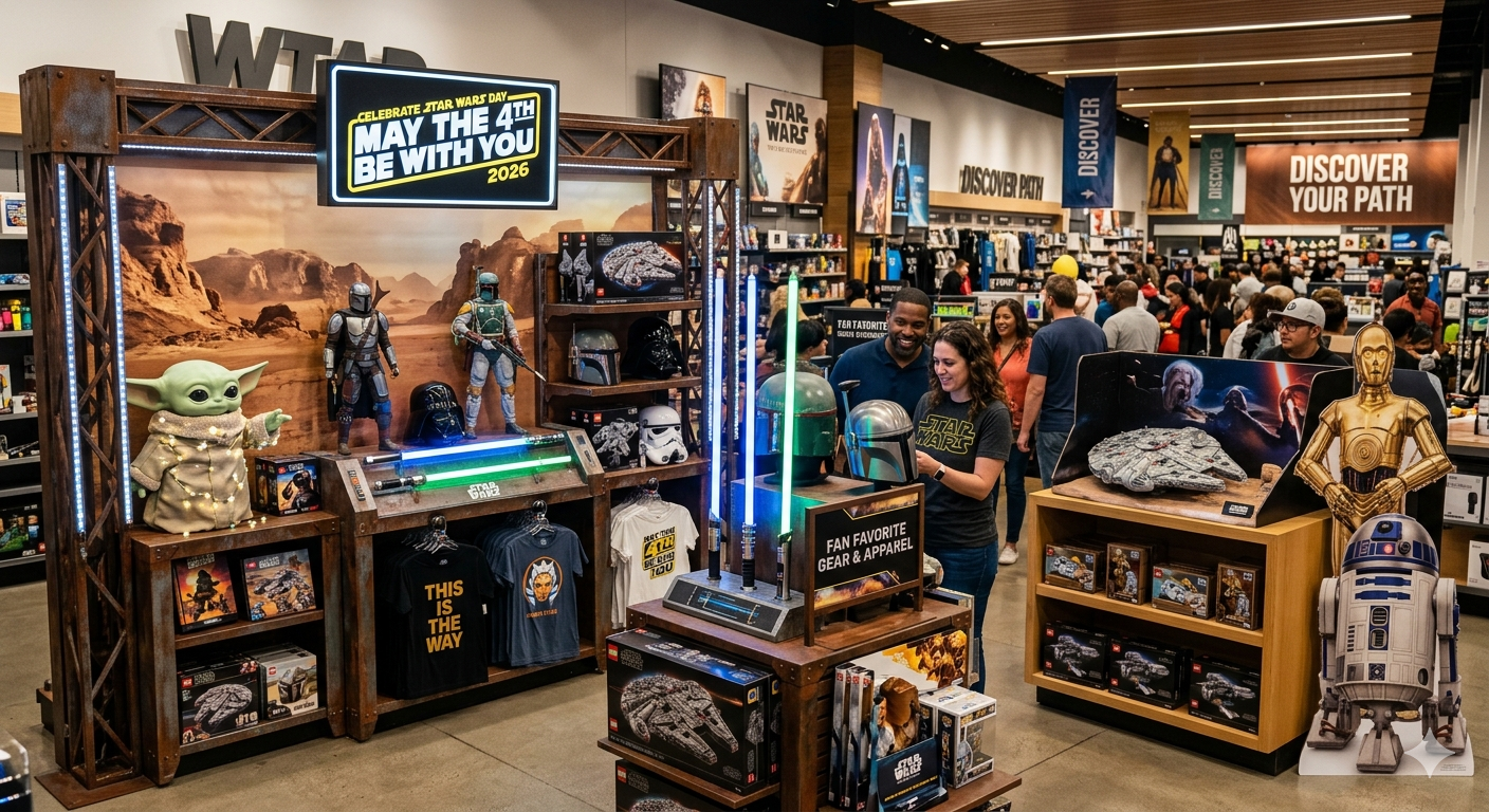 Star Wars Day Store Displays: Retail Marketing Ideas