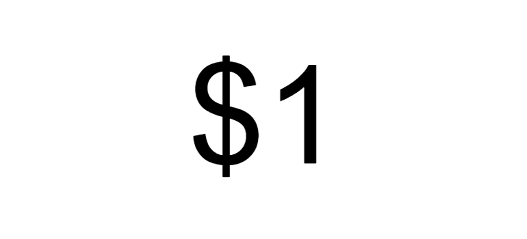 $1