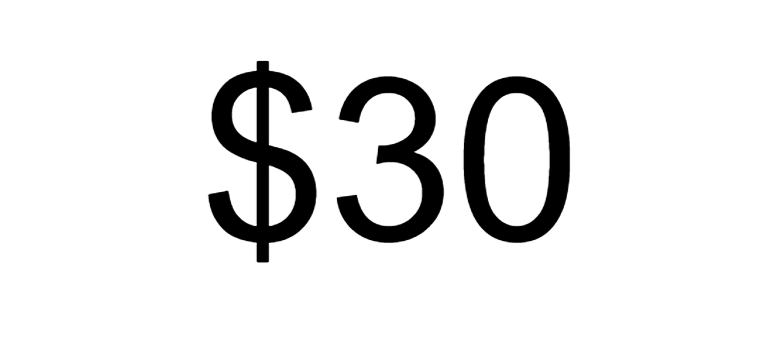 $30