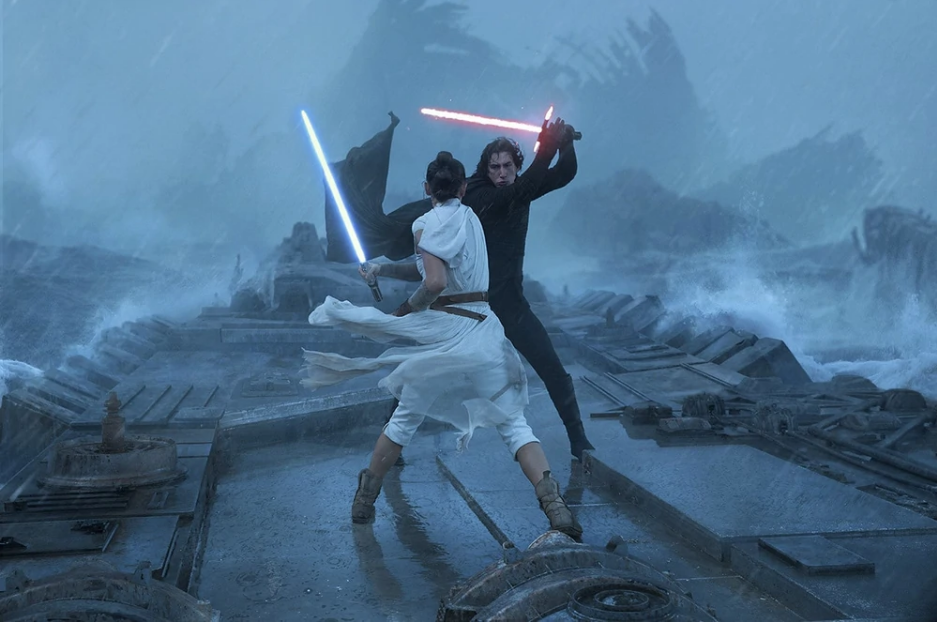 The final lightsaber duel between Kylo Ren and Rey took place in the ruins of the second Death Star