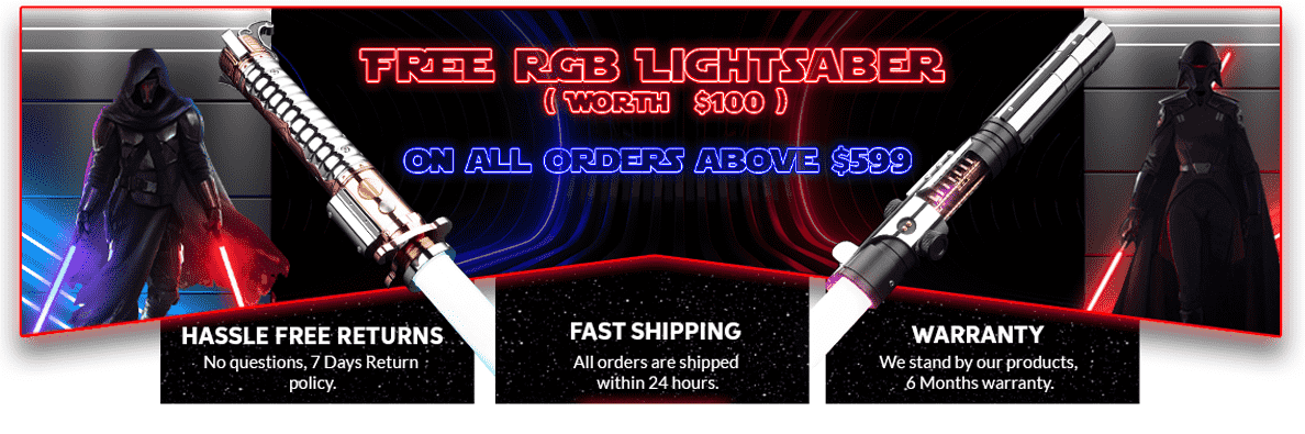 free Lightsaber offer