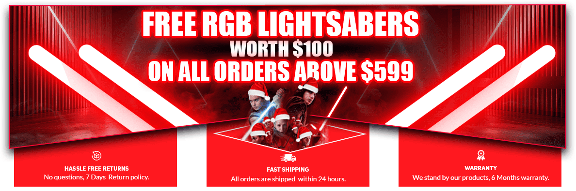offers by neo sabers on xmas