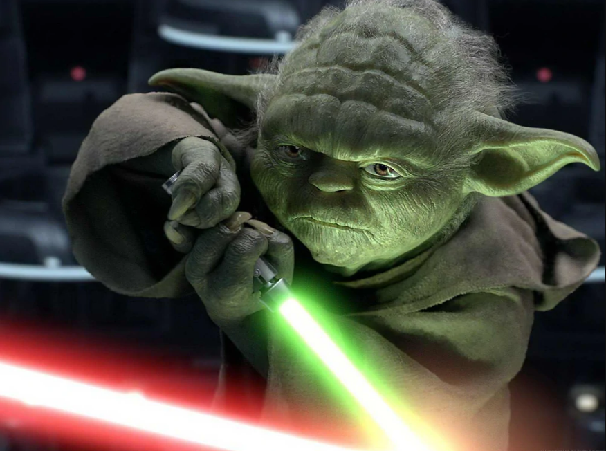 Yoda battled Sidious in the Senate