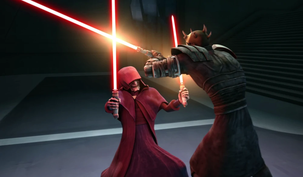 Sidious possessed considerable skill in the art of lightsaber combat