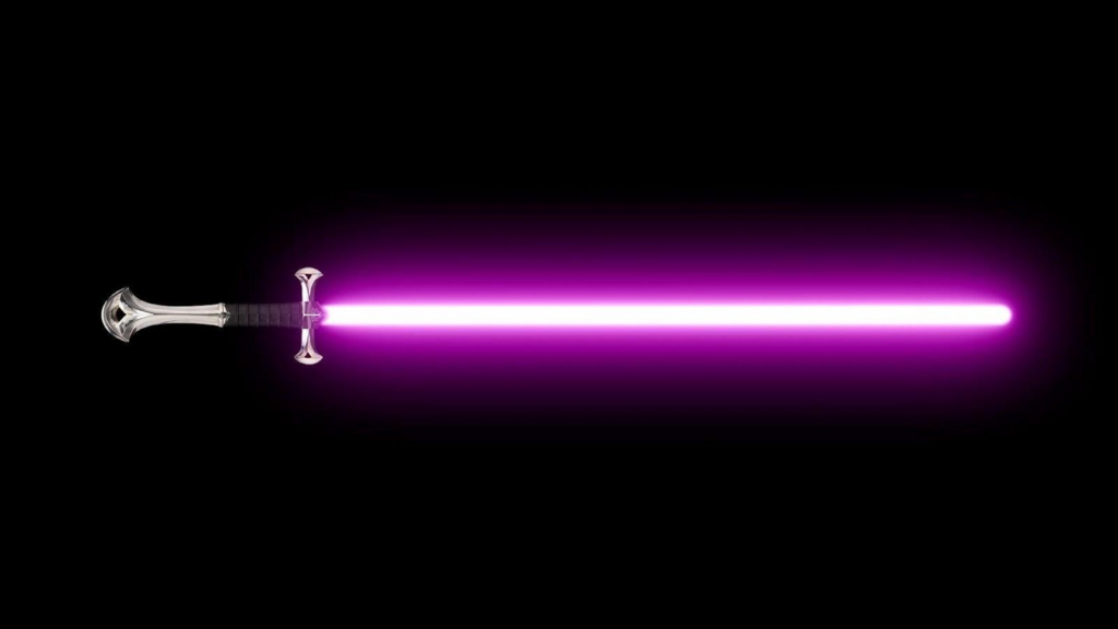 purple lightsaber